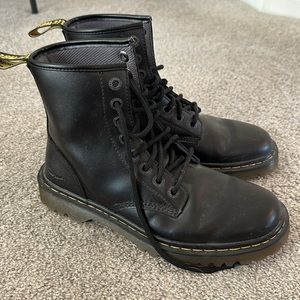 Black Leather Doc Martins